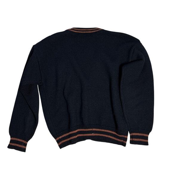 Vintage Herman Geist Wool Cardigan Horse Buttons - Picture 4 of 5